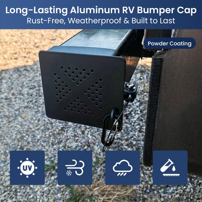 Aluminum Vented RV Bumper End Caps
